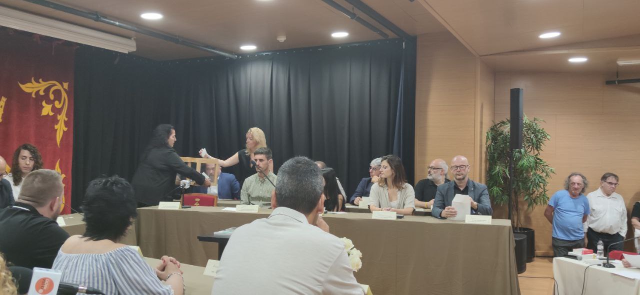 Ple de constitució Ajuntament mandat 2023-2027. Auditori de la Casa de Cultura.