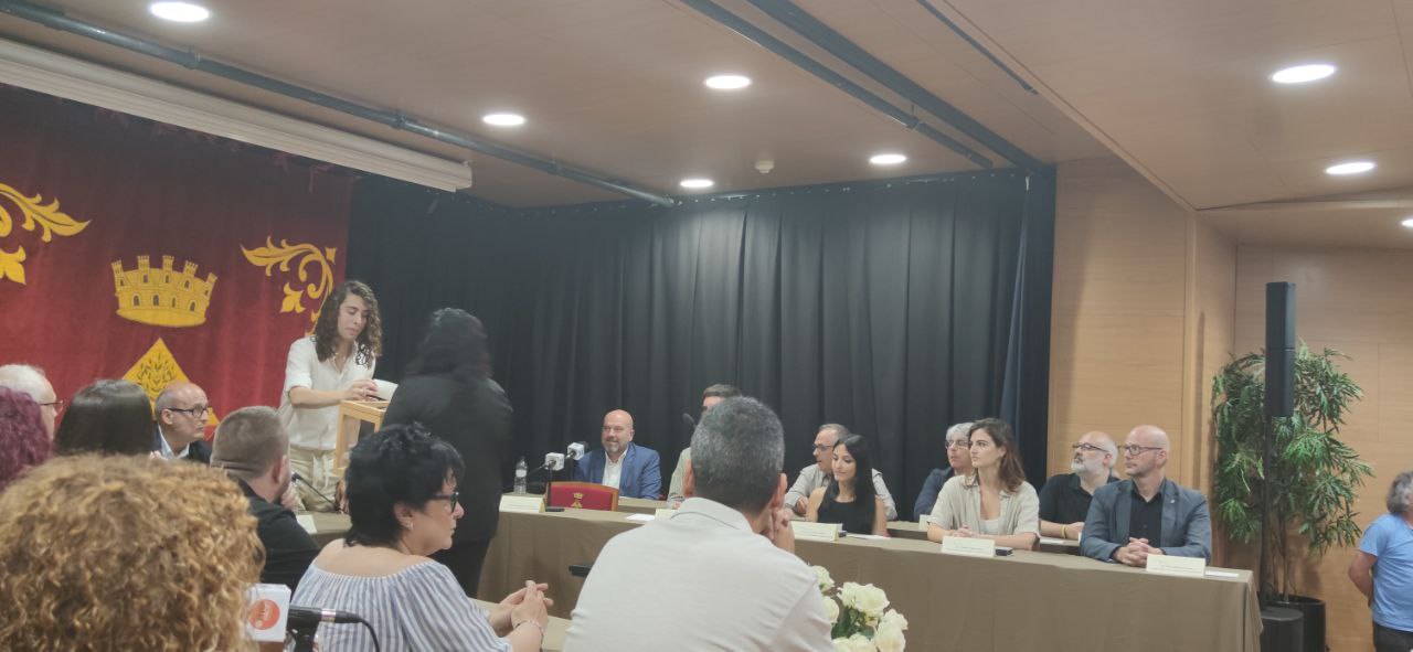 Ple de constitució Ajuntament mandat 2023-2027. Auditori de la Casa de Cultura.