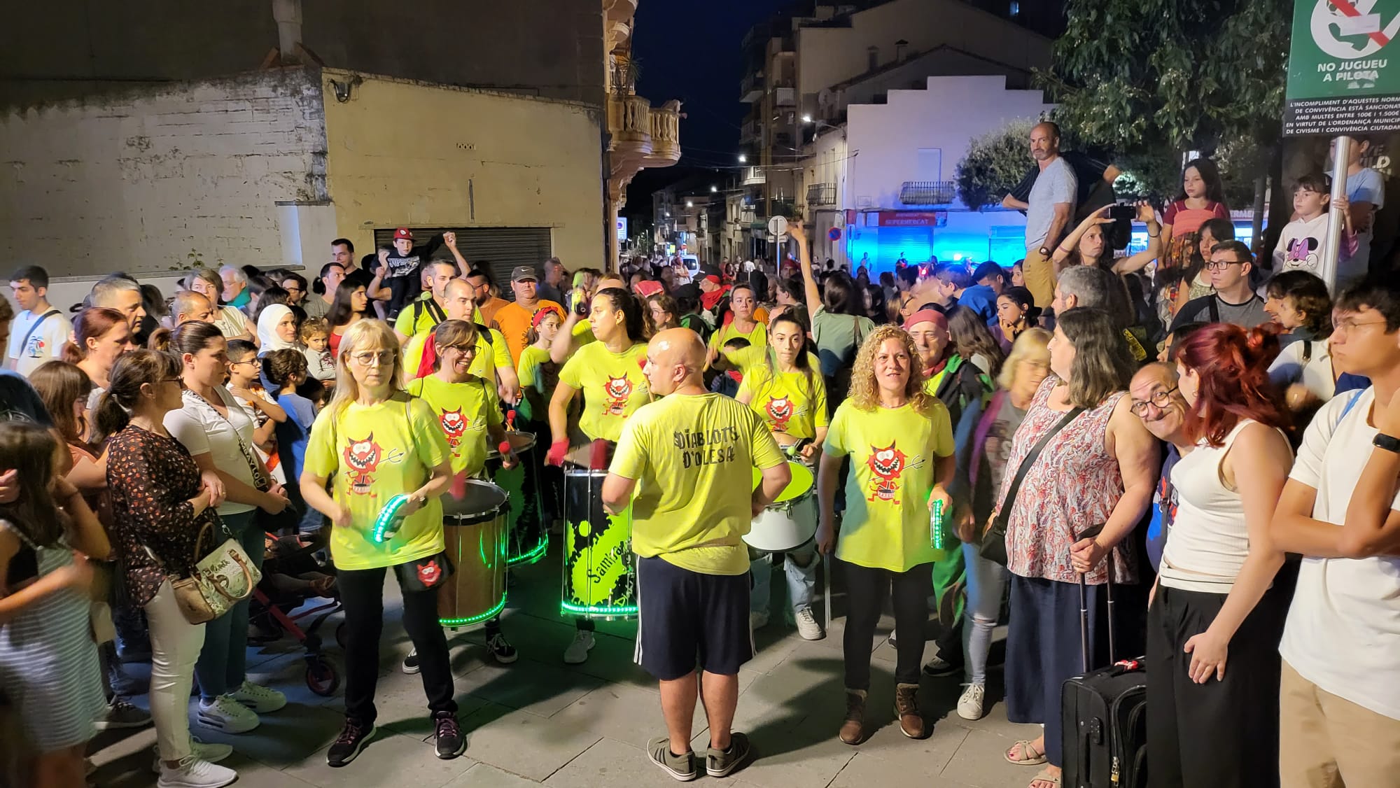 Festes de Santa Oliva 2023. Tabalada i correfoc