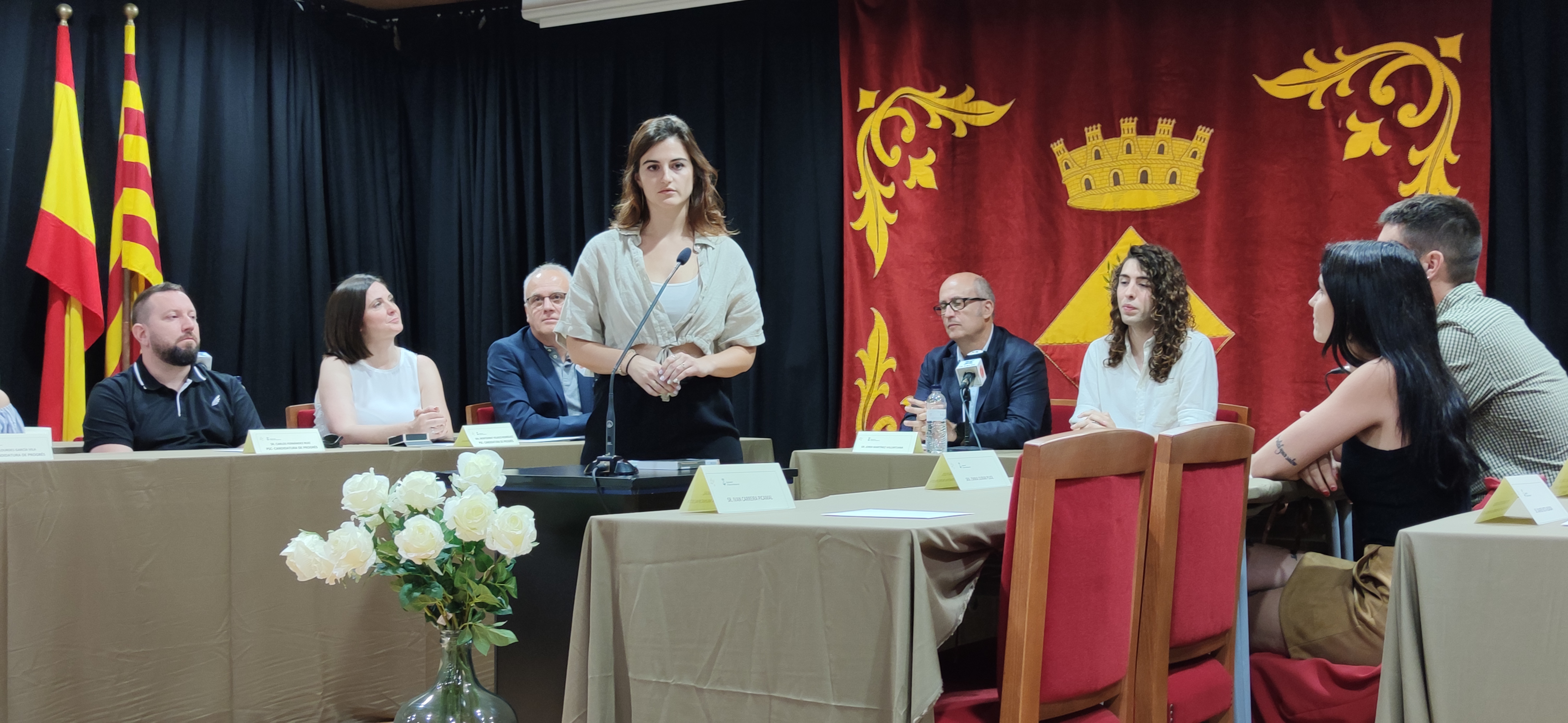 Ple de constitució Ajuntament mandat 2023-2027. Auditori de la Casa de Cultura.