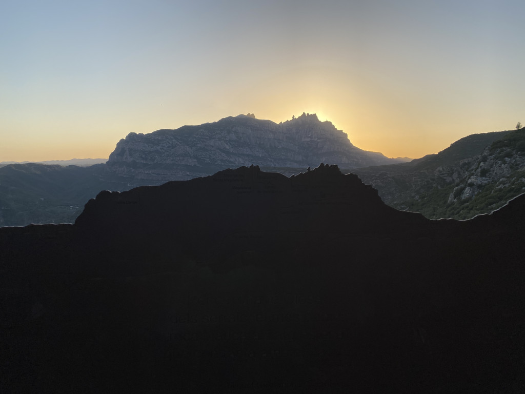 Vistes des del mirador del Coll de les Espases