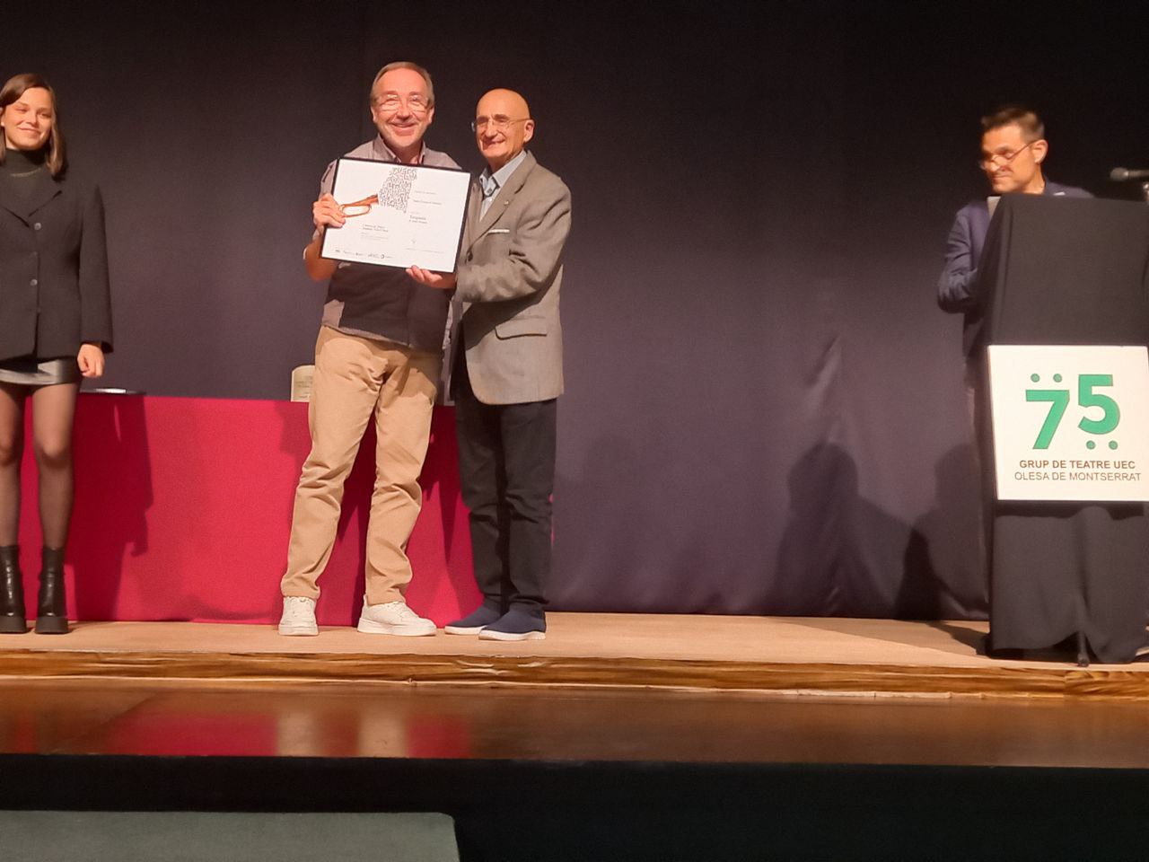 Lliurament premis 39è Concurs de Teatre Amateur Vila d'Olesa