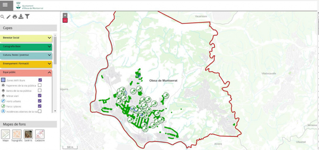 Olesa de Montserrat crea un geoportal per a la consulta de dades geolocalitzades (2)