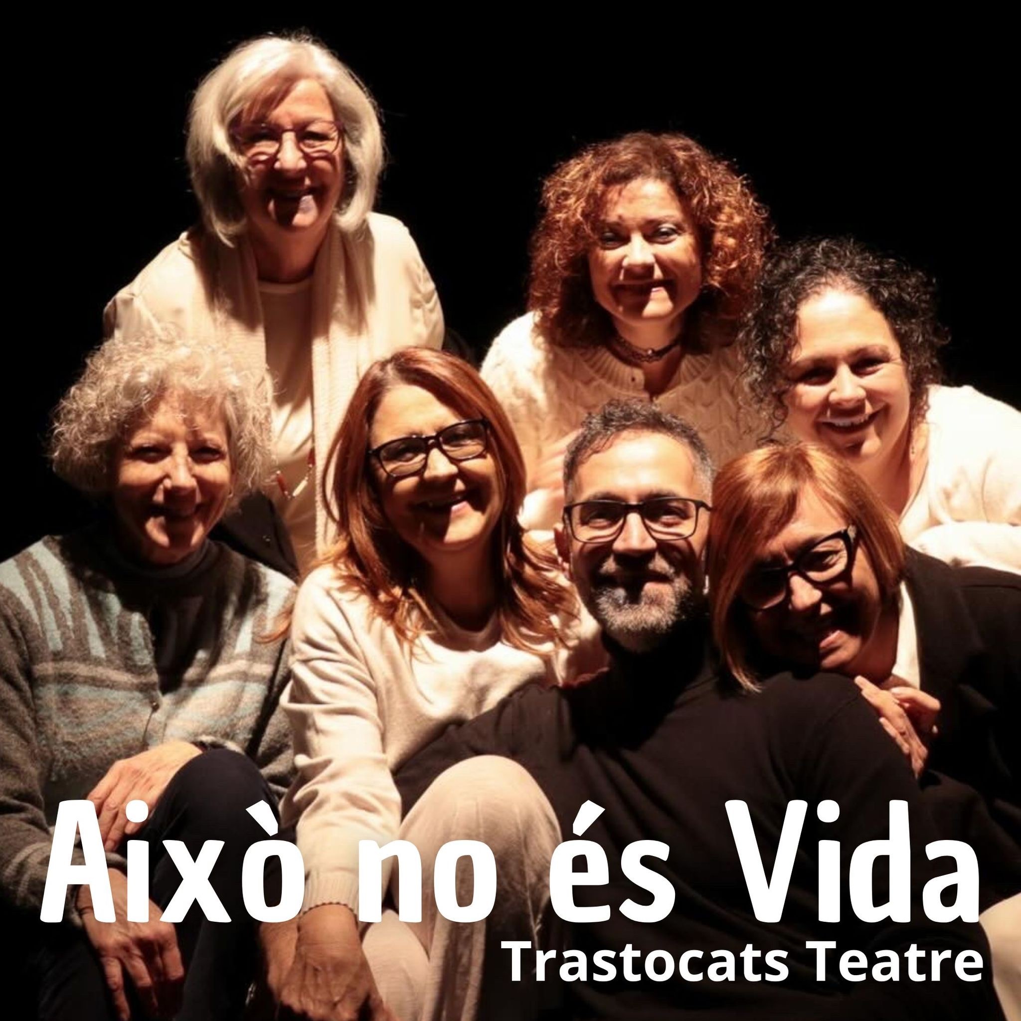 Cartell de l'obra "Això no és vida" de Trastocats Teatre setembre 2024