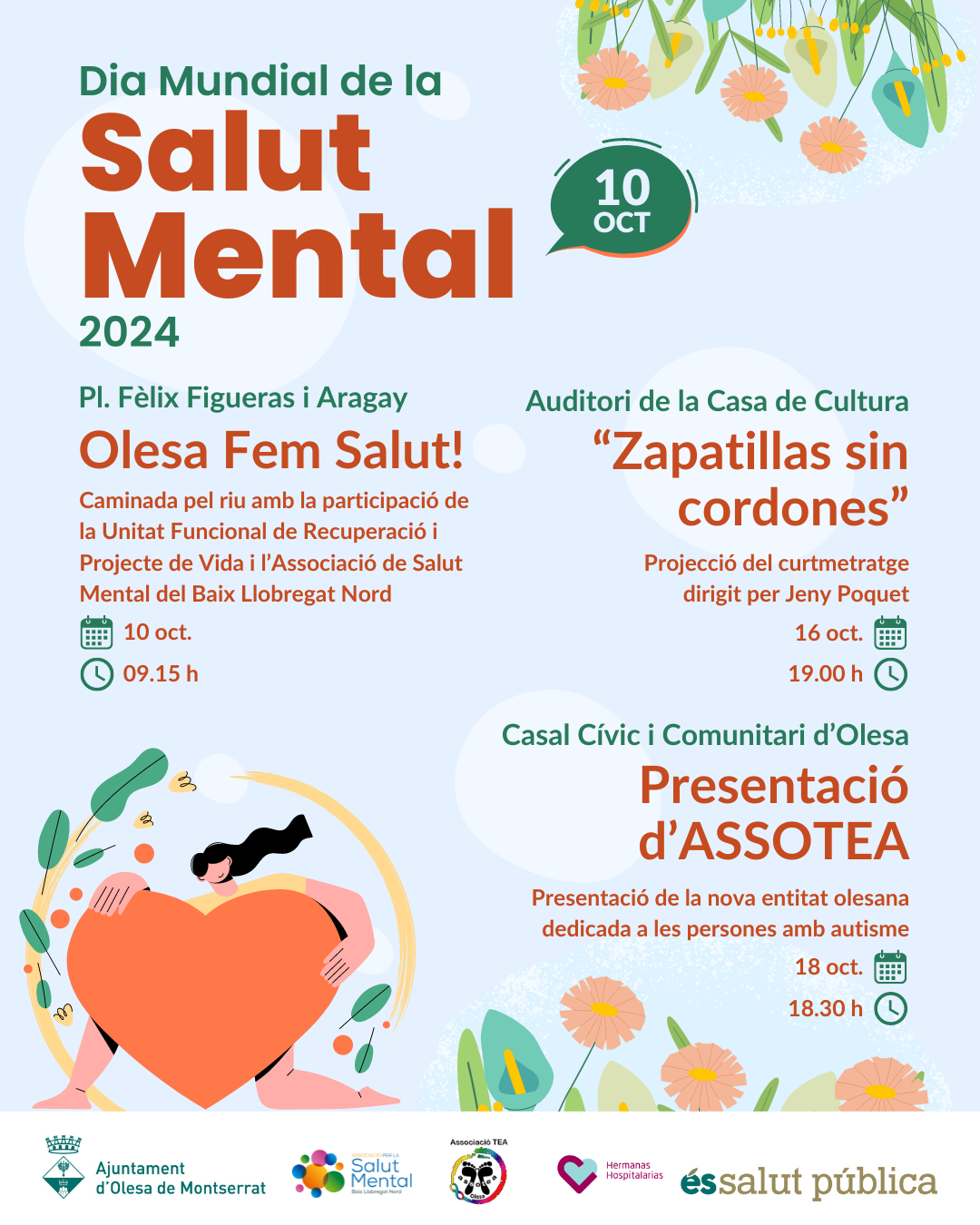 Cartell del Dia Mundial de la Salut Mental 2024