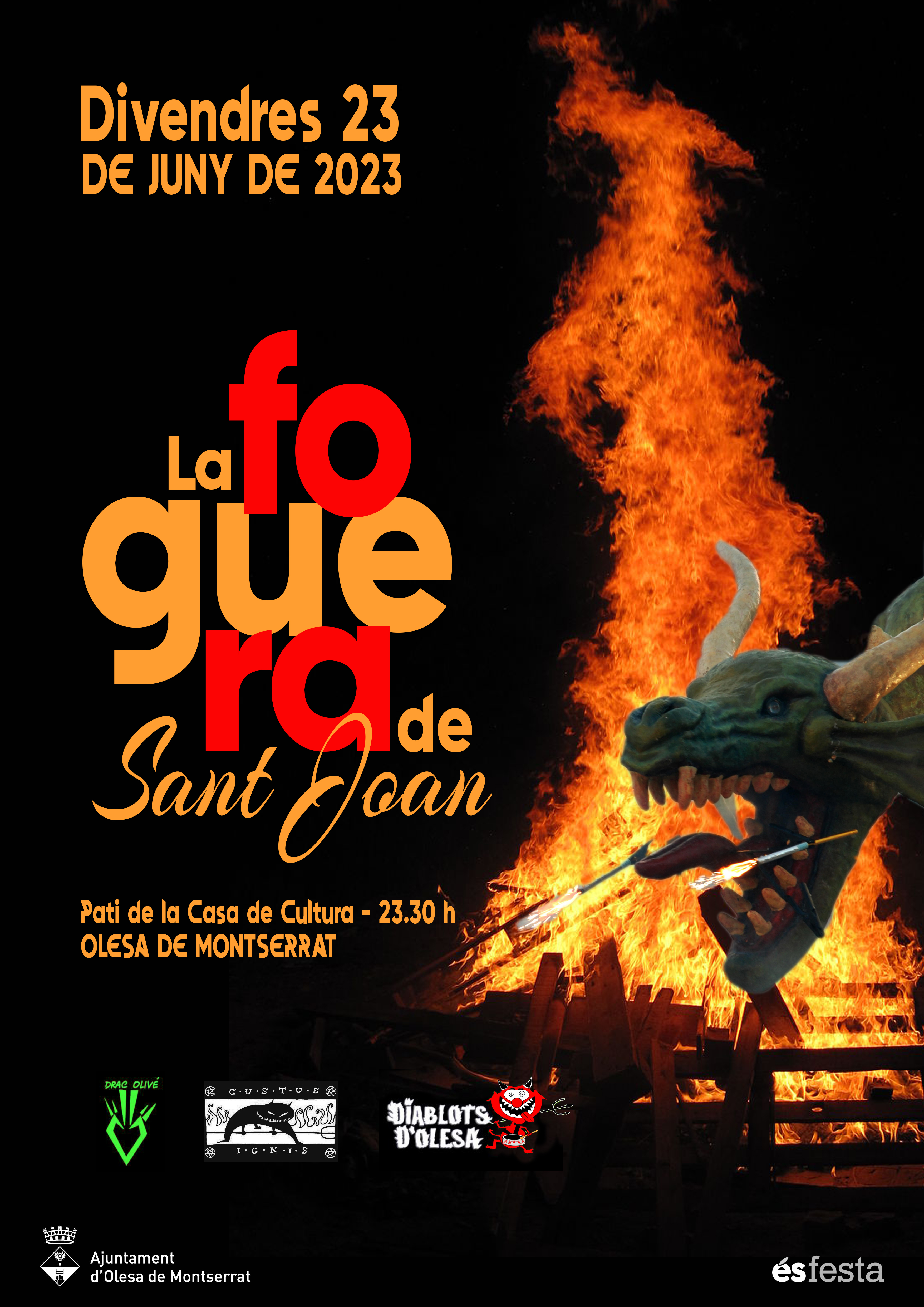 La foguera de Sant Joan 2023