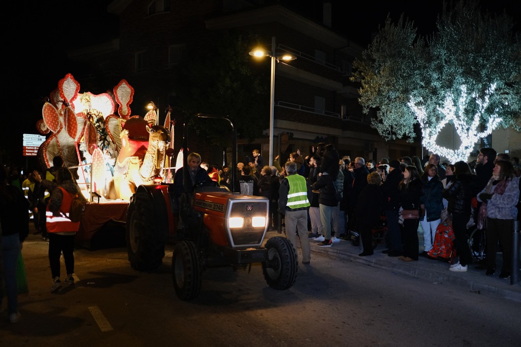 Parada d'una carrossa dels Reis Mags