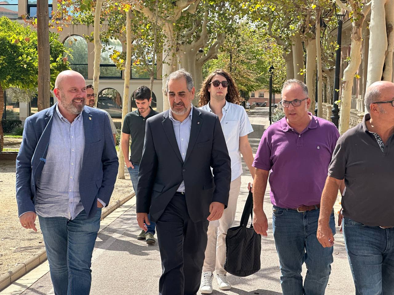 Visita del Delegat del Govern a Barcelona