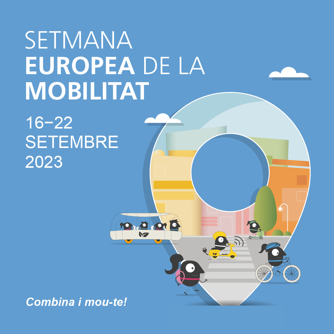 Cartell de la Setmana Europea de la Mobilitat 2023