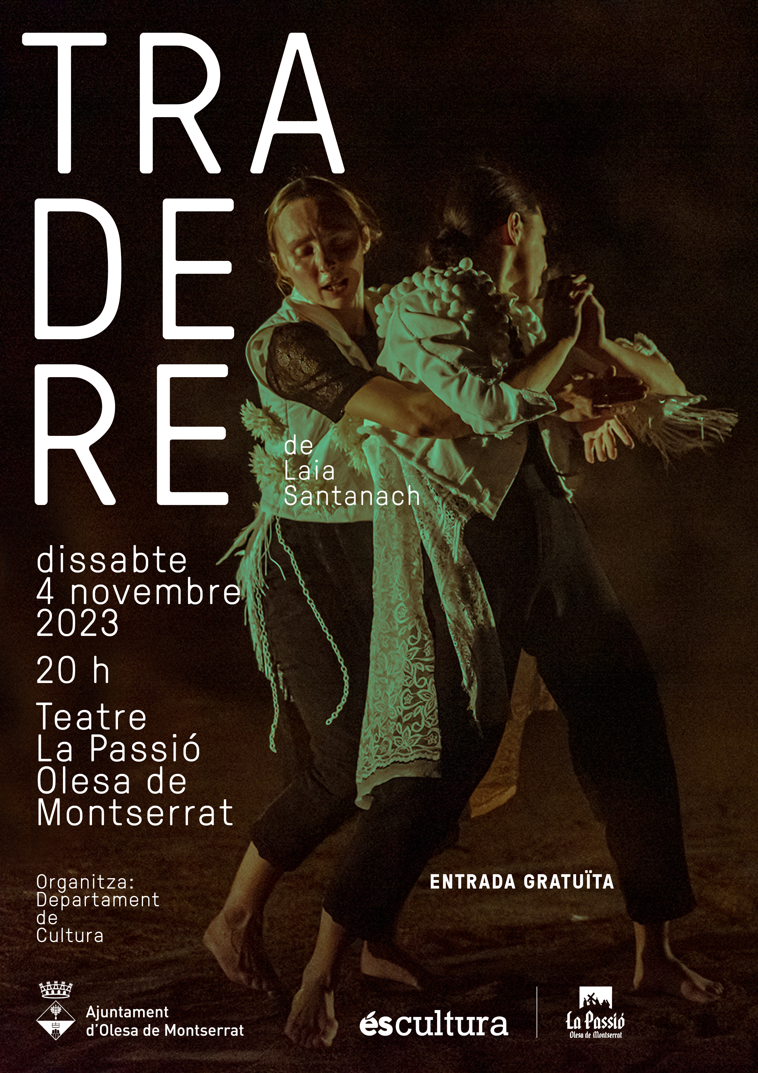 Cartell de l'obra de dansa "Tradere"