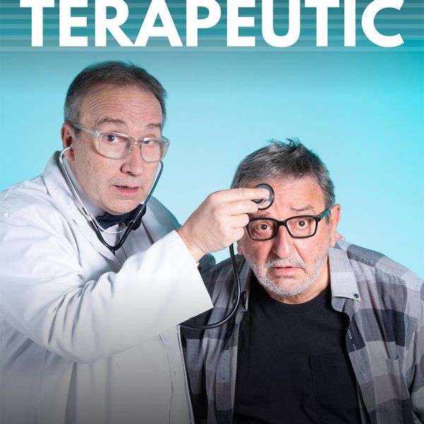 Cartell de l'obra de teatre "Terapèutic"