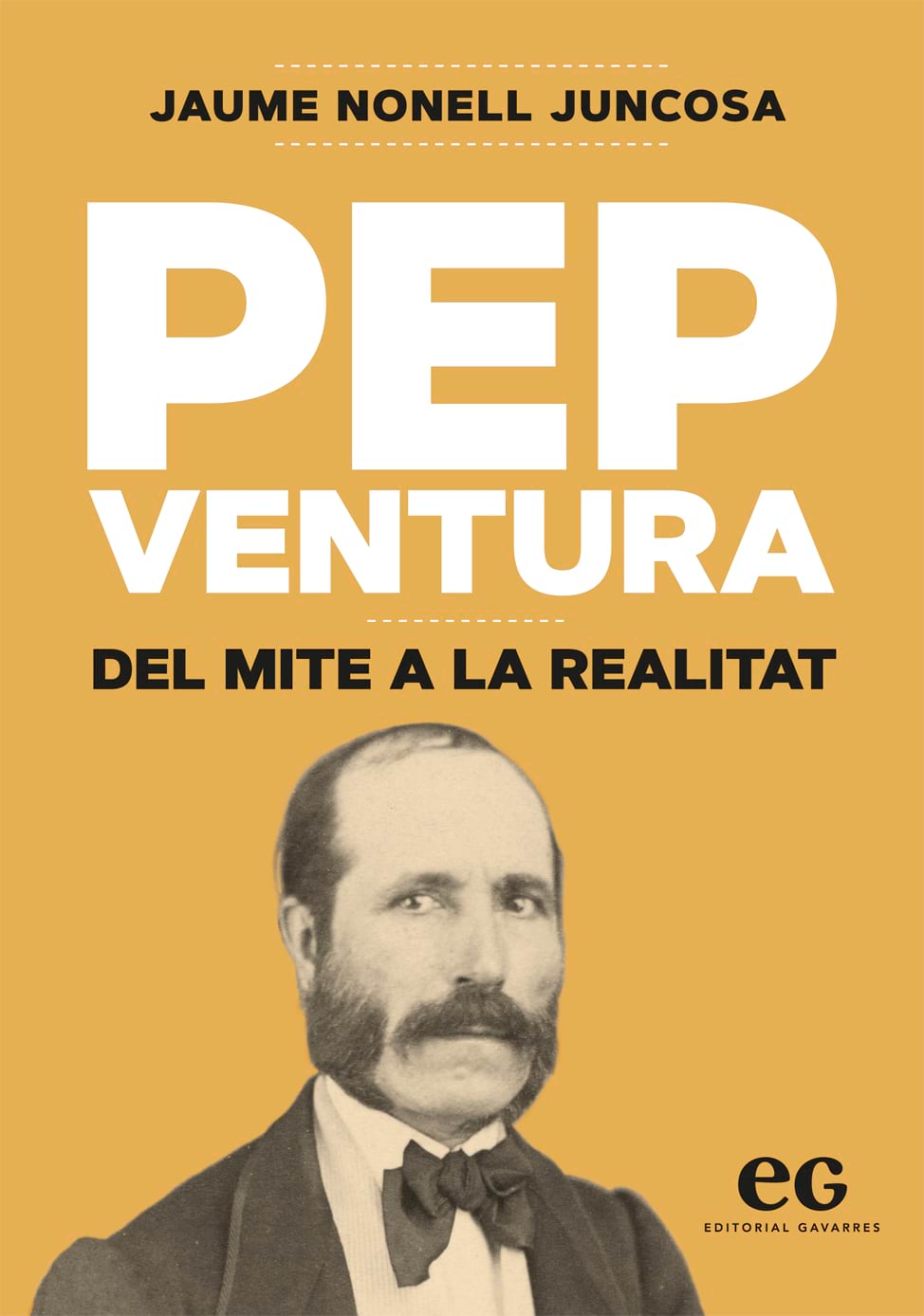 Portada del llibre sobre "Pep Ventura, del mite a la realitat"