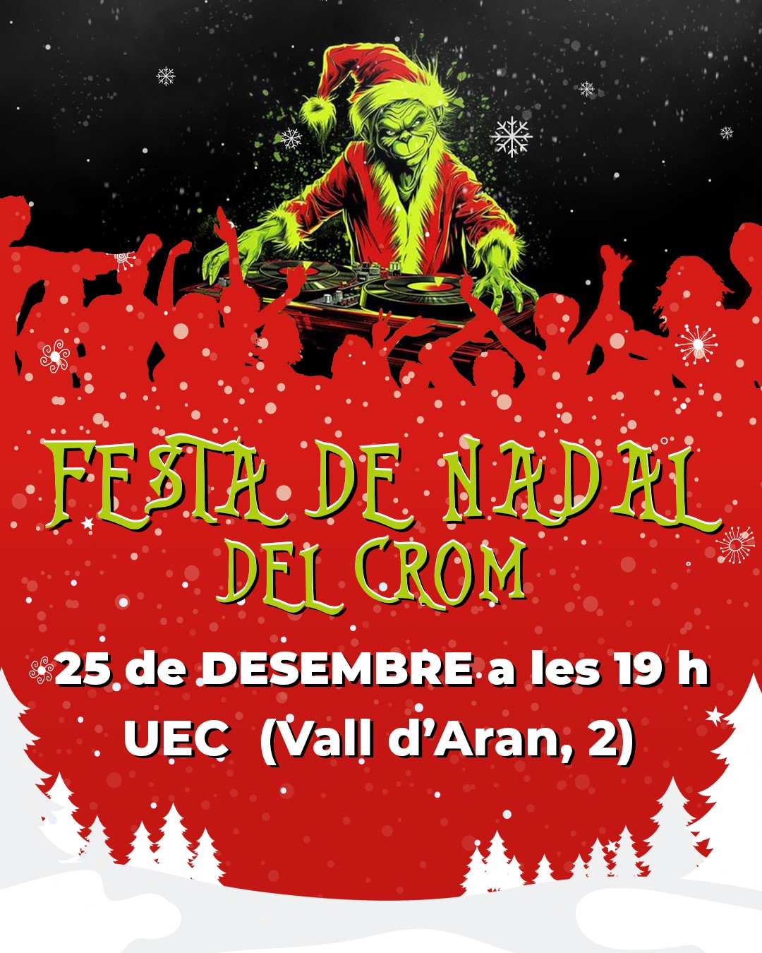 Cartell de la Festa de Nadal del CROM 2023