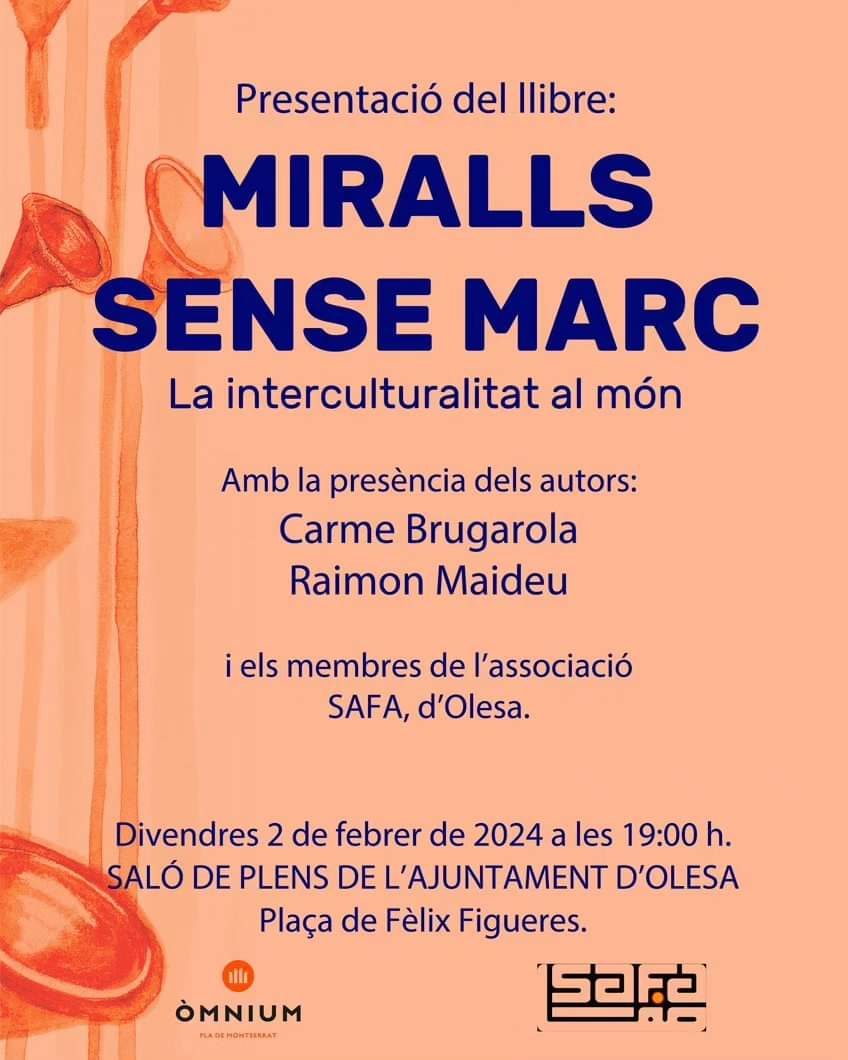 Cartell de la presentació de llibre Miralls