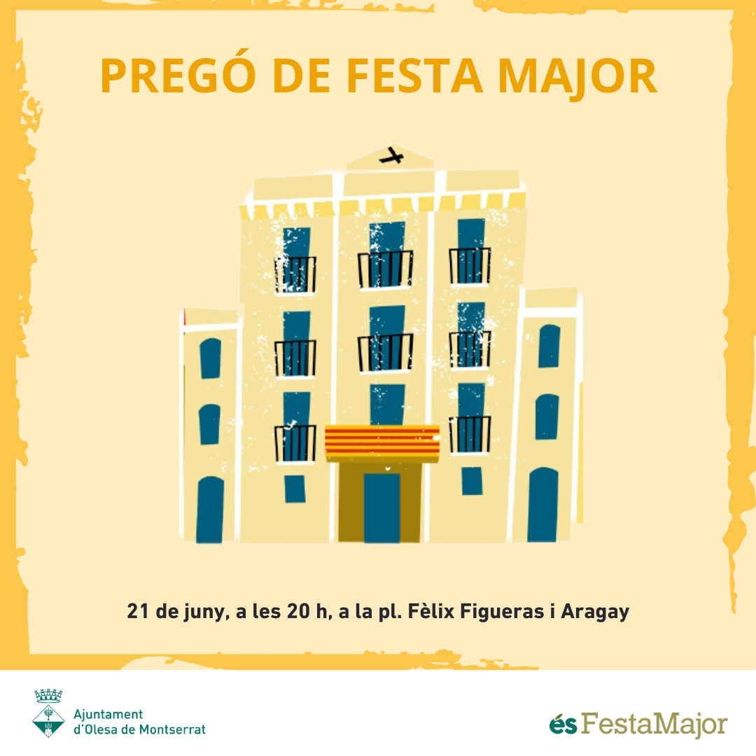 Festa Major: Pregó