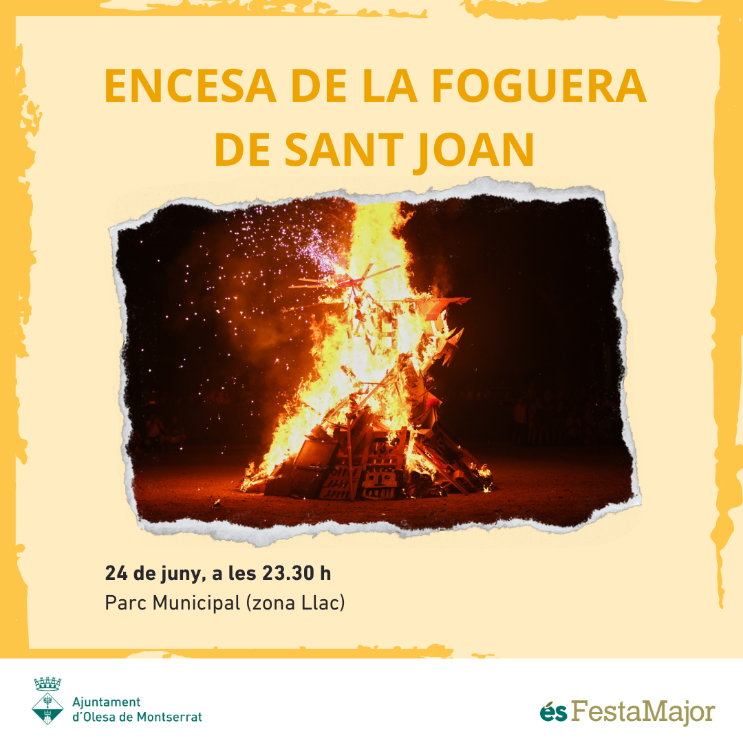 Festa Major: Encesa foguera