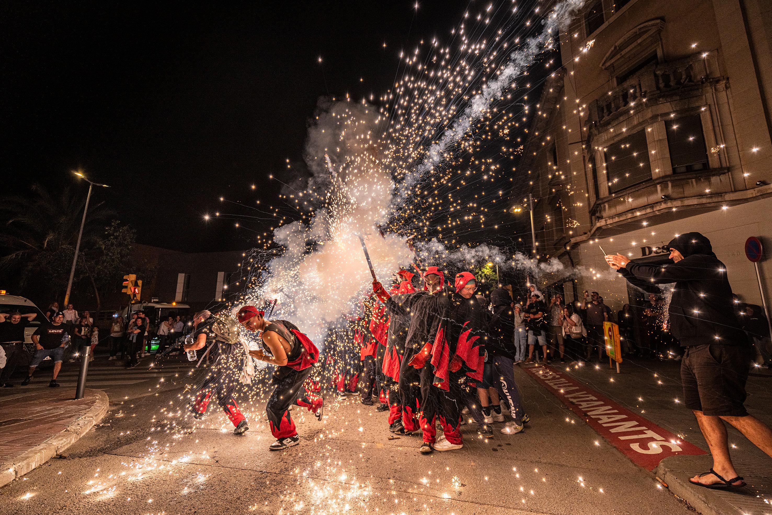 Correfoc de les Festes de Santa Oliva.