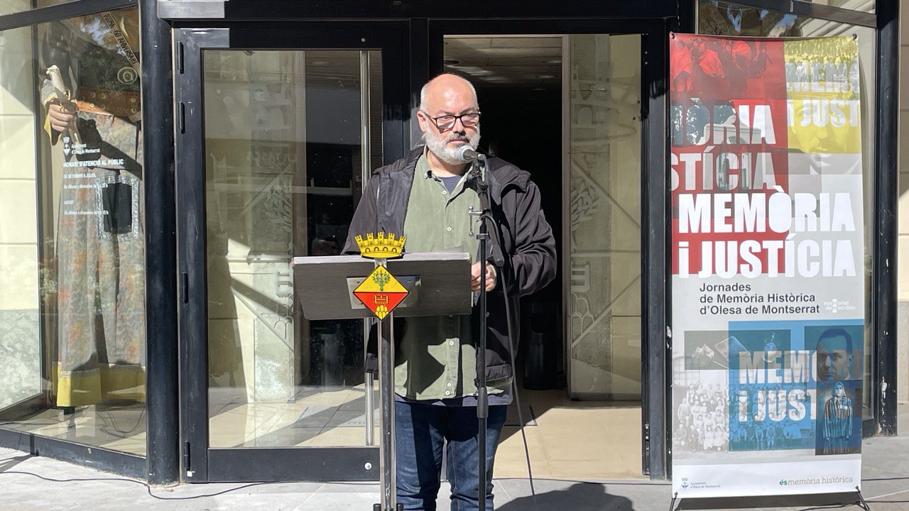 Acte d’homenatge als 4 alcaldes olesans de la Segona República