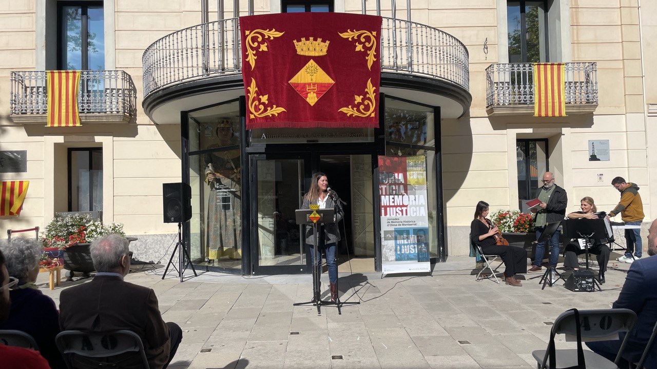 Acte d’homenatge als 4 alcaldes olesans de la Segona República